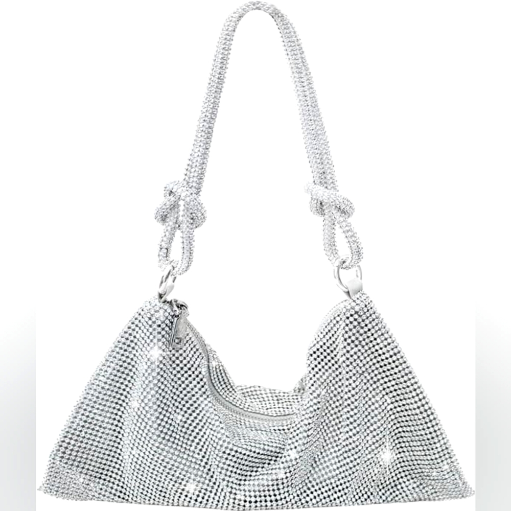 Beautiful Green Rhinestone Purse - Picture 5 of 8
